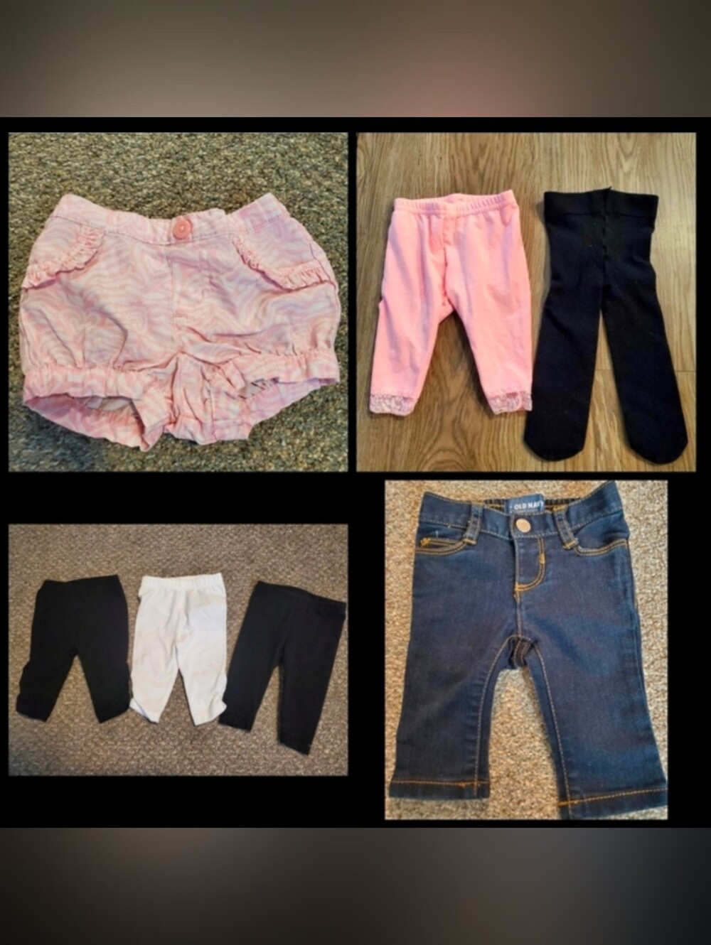 0-3 Month Bottoms